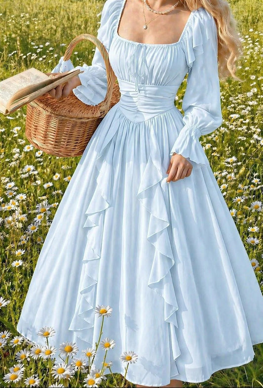 Ruffle Maxi