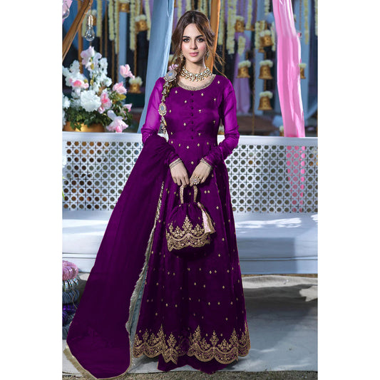 Zehra – Embroidered Chiffon Maxi 4PC