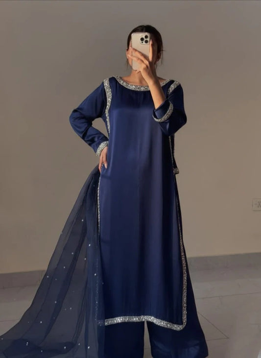 Noor– Fancy Lace Work 3PC
