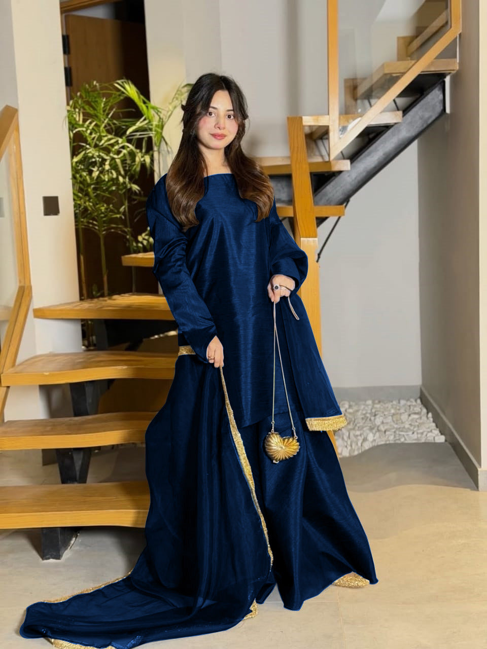 Gulnaar – 3PC Flare Sharara Set