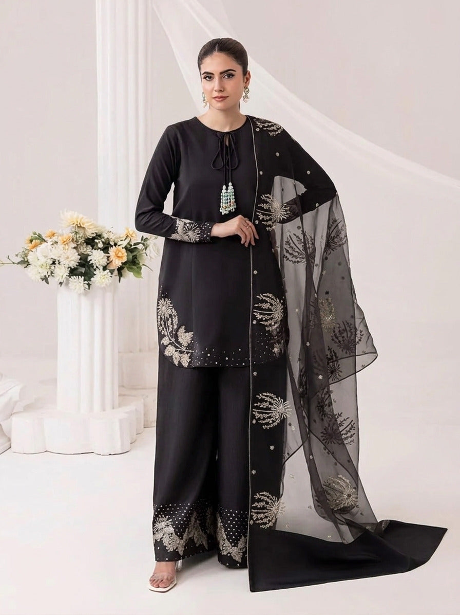 Mehrnaz – Luxury Raw Silk 3PC