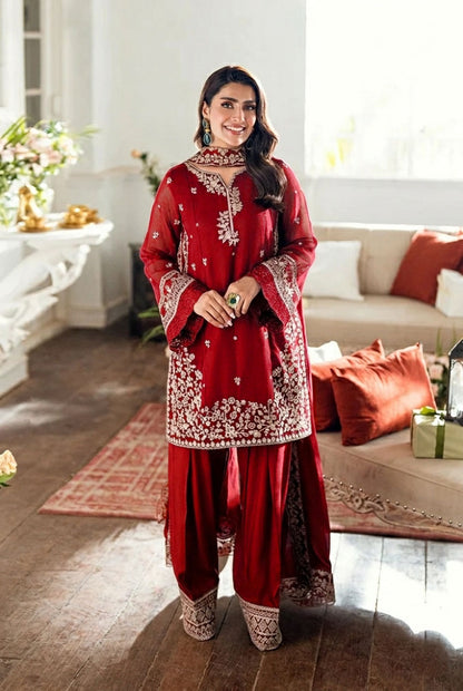 Aiza - Embroidered Farshi Shalwar 3PC
