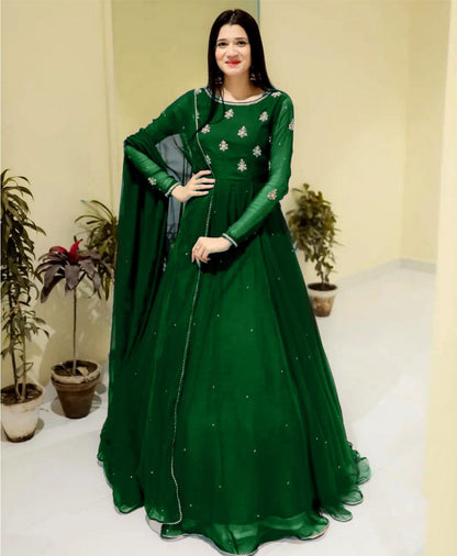 Saba – Pearl Lace Chiffon Maxi 3PC