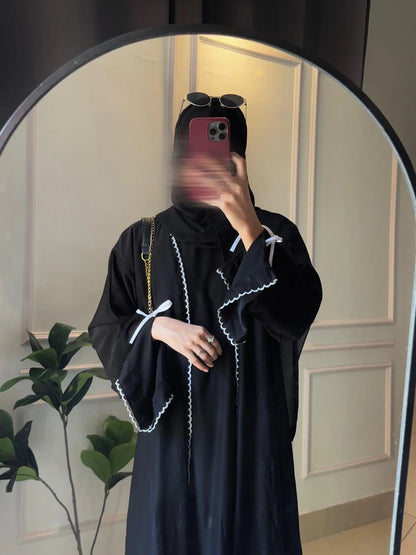 Ribbon Abaya with Stroller