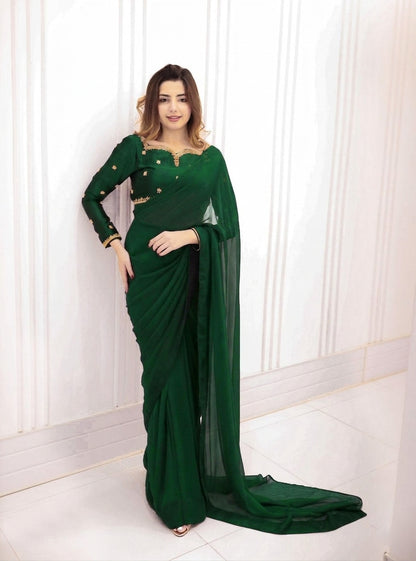 Mahveen – Ready To Wear Chiffon Saree