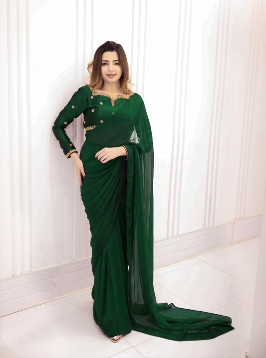 Mahveen – Ready To Wear Chiffon Saree