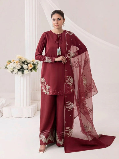 Mehrnaz – Luxury Raw Silk 3PC