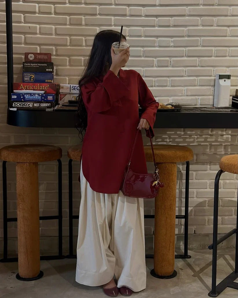 Alina – Cotton Farshi Shalwar 2PC