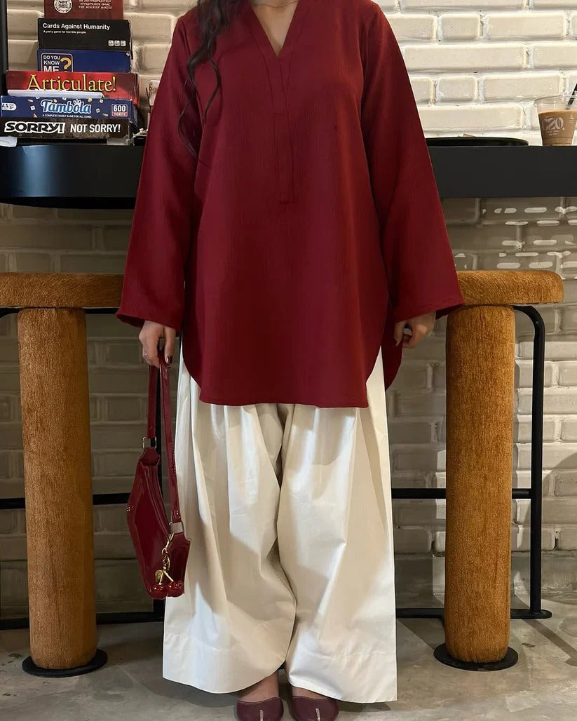 Alina – Cotton Farshi Shalwar 2PC