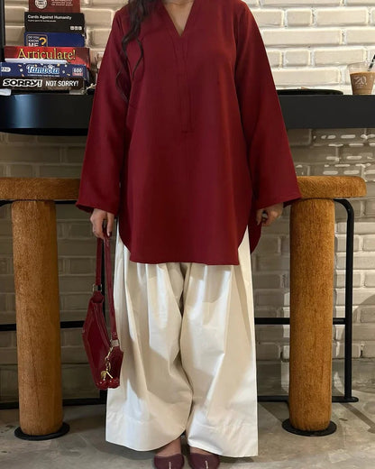 Alina – Cotton Farshi Shalwar 2PC